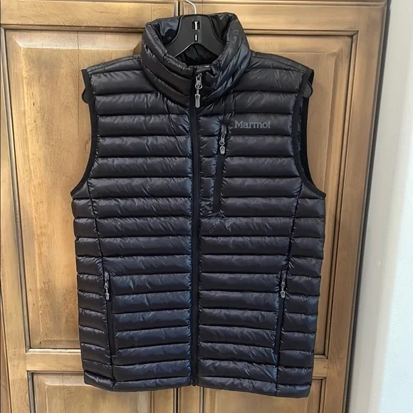 Marmot Black Quilted Puffer Vest - Picture 1 of 5